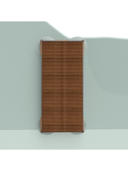 Gatitud Store modern wooden wall panel with horizontal slats, natural wood finish, for feature walls and modern decor.