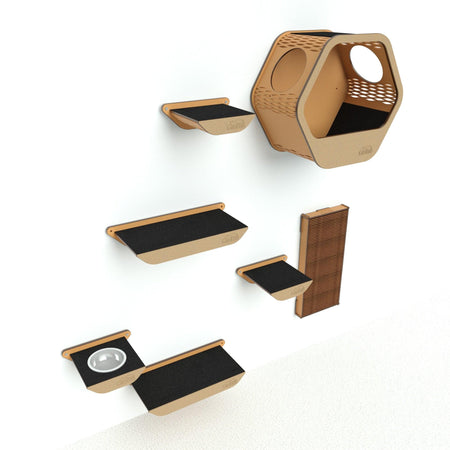 Gimnasio para gatos de pared B - Gatitud Store