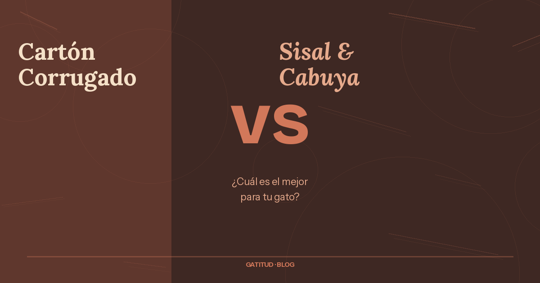 Rascador de Cartón Corrugado vs. Sisal: ¿Cuál es Mejor para tu Gato?