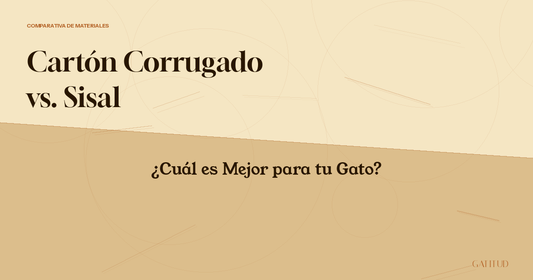 Rascadores de cartón vs. cabuya: ¿Cuál es el mejor para tu gato?
