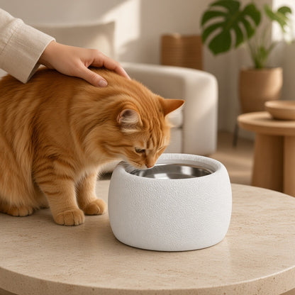 COMEDERO DONNA PERSONALIZADO PARA GATOS Y PERROS – DISEÑO ELEVADO 12 CM