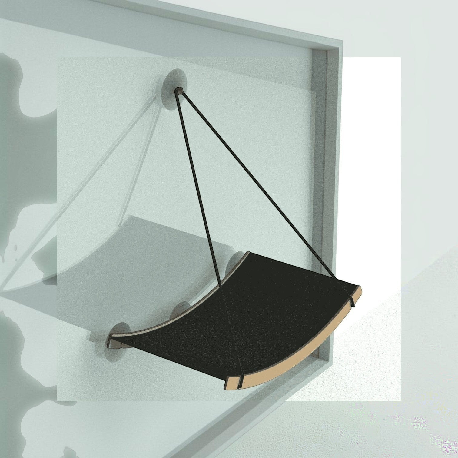 Cama Hamaca Mediana para Gatos — Fijación a Ventana Vidrio — Ventana | Gatitud Colombia