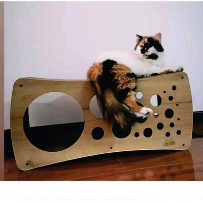 Rascador CUEVA para Gatos en Cartón — Múltiples Entradas Colombia — No requiere instalación ni herramient… | Gatitud Colombia