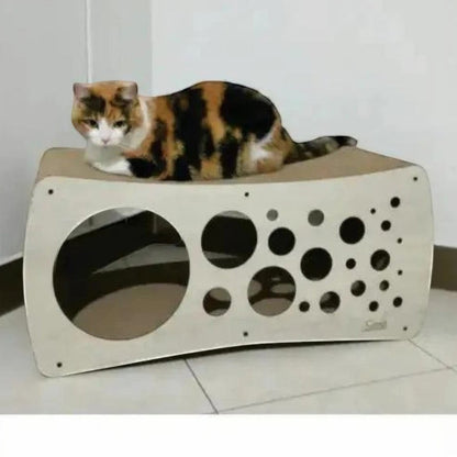 Rascador CUEVA para Gatos en Cartón — Múltiples Entradas Colombia — ¿Qué es el Rascador CUEVA para Gatos… | Gatitud Colombia