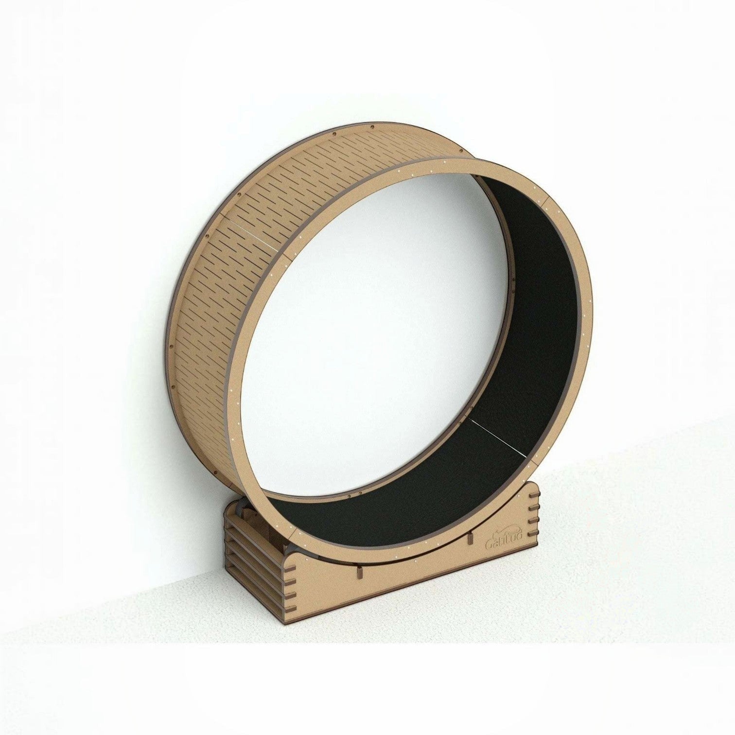 Rueda de Ejercicio para Gatos 100cm — Madera MDF Reforzada Colombia — Exterior | Gatitud Colombia