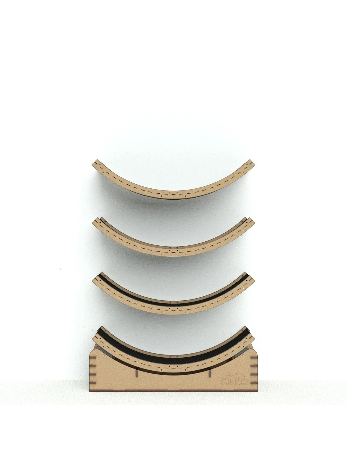 Gatitud Store reinforced cat exercise wheel, 100cm diameter, made of MDF with anti-slip fabric.