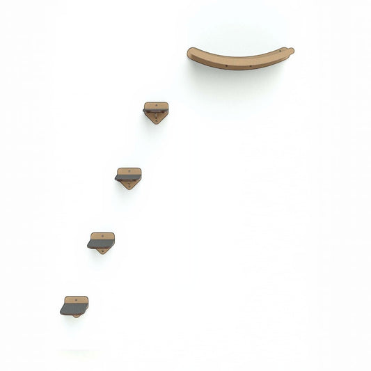 Gimnasio para Gatos de Pared COMBO E — Madera MDF Colombia — Madera mdf | Gatitud Colombia