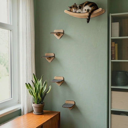 Gimnasio para Gatos de Pared COMBO E — Madera MDF Colombia — ¿Por qué elegir el COMBO E | Gatitud Colombia