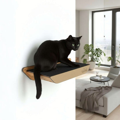 Peldáño Grande Clásico — Accesorio Gimnasio para Gatos de Pared — Mdf | Gatitud Colombia