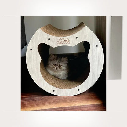 Rascador Túnel para Gatos Grande — Cartón Corrugado Ecológico — Juguete | Gatitud Colombia