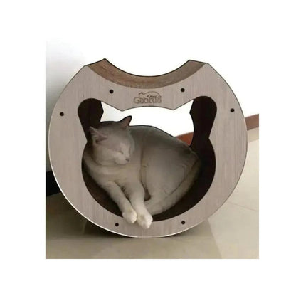 Rascador Túnel para Gatos Mediano — Cartón Corrugado — Cartón corrugado — Uso diario en casa | Gatitud Colombia