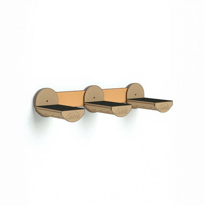 Escalera de Muro para Gatos — Accesorio Gimnasio de Pared Madera MDF — Madera | Gatitud Colombia