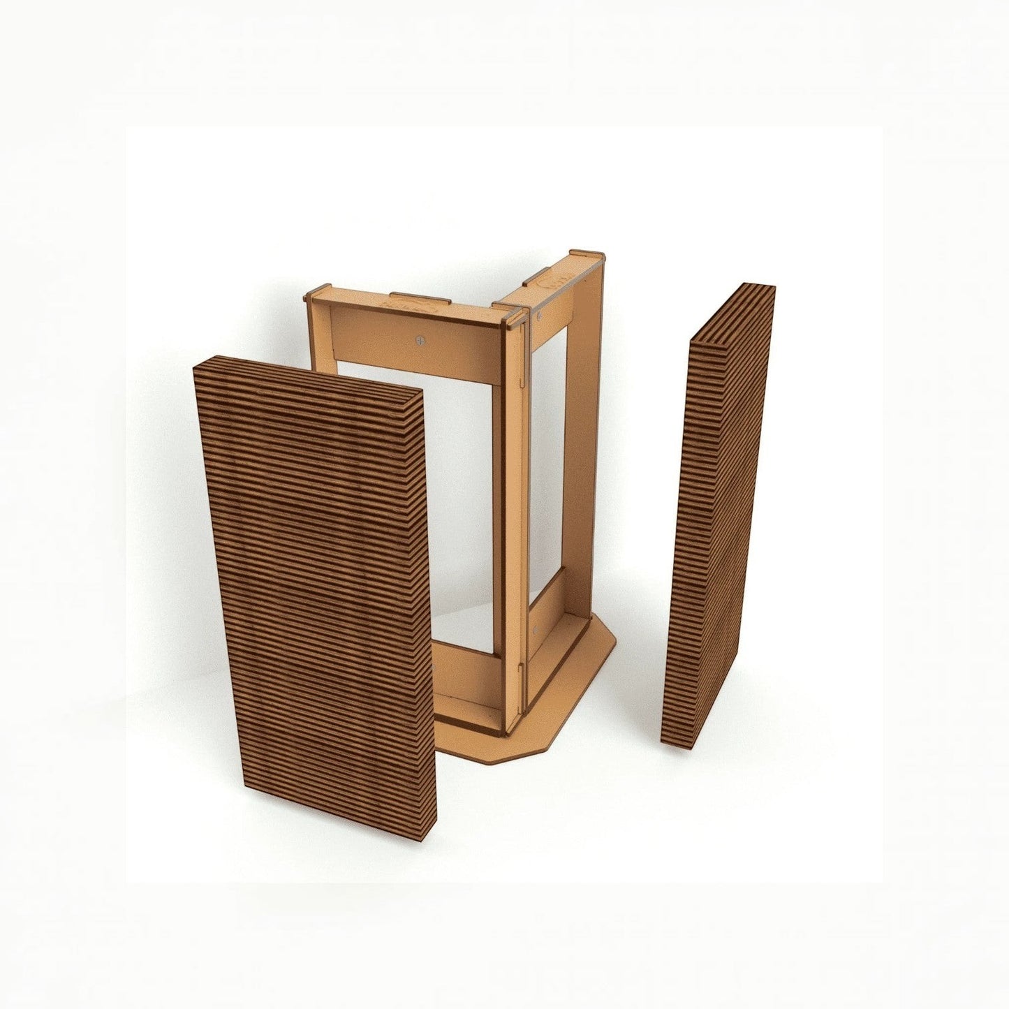 Rascador ESQUINERO para Gatos — Madera MDF Colombia — Madera mdf | Gatitud Colombia