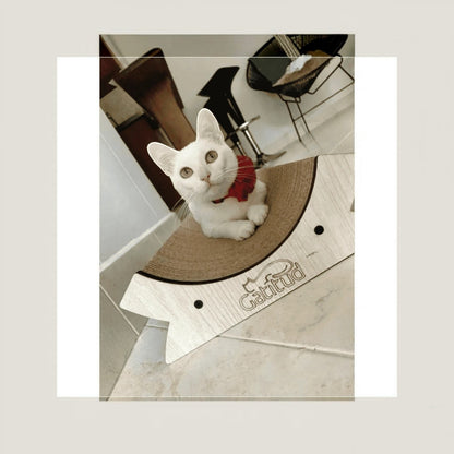 Rascador Cuenca x2 para Gatos — Cartón Corrugado Colombia — Ergonómico | Gatitud Colombia