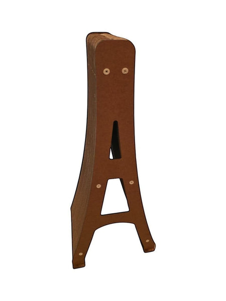 Gatitud Store Eiffel Tower cat scratching post, brown corrugated cardboard and MDF, 72cm tall.