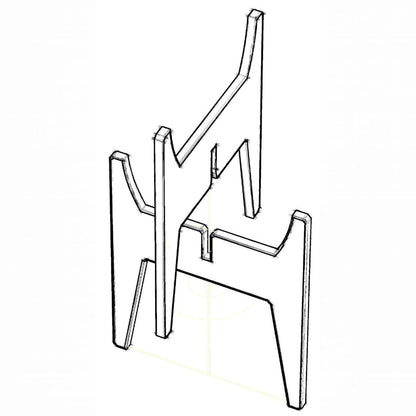 Comedero Elevado ROCKET Individual para Gatos — Madera Ecológica — El plato estándar de 13 cm encaja perf… | Gatitud Colombia
