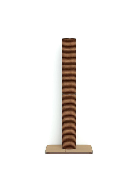 Gatitud Store modern cat scratching post with natural sisal rope and wood tones, tall and sturdy design.