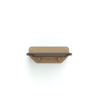 Peldaño mediano de madera MDF para gatos Gatitud Store, estante de pared compacto con acabado natural para gimnasio felino