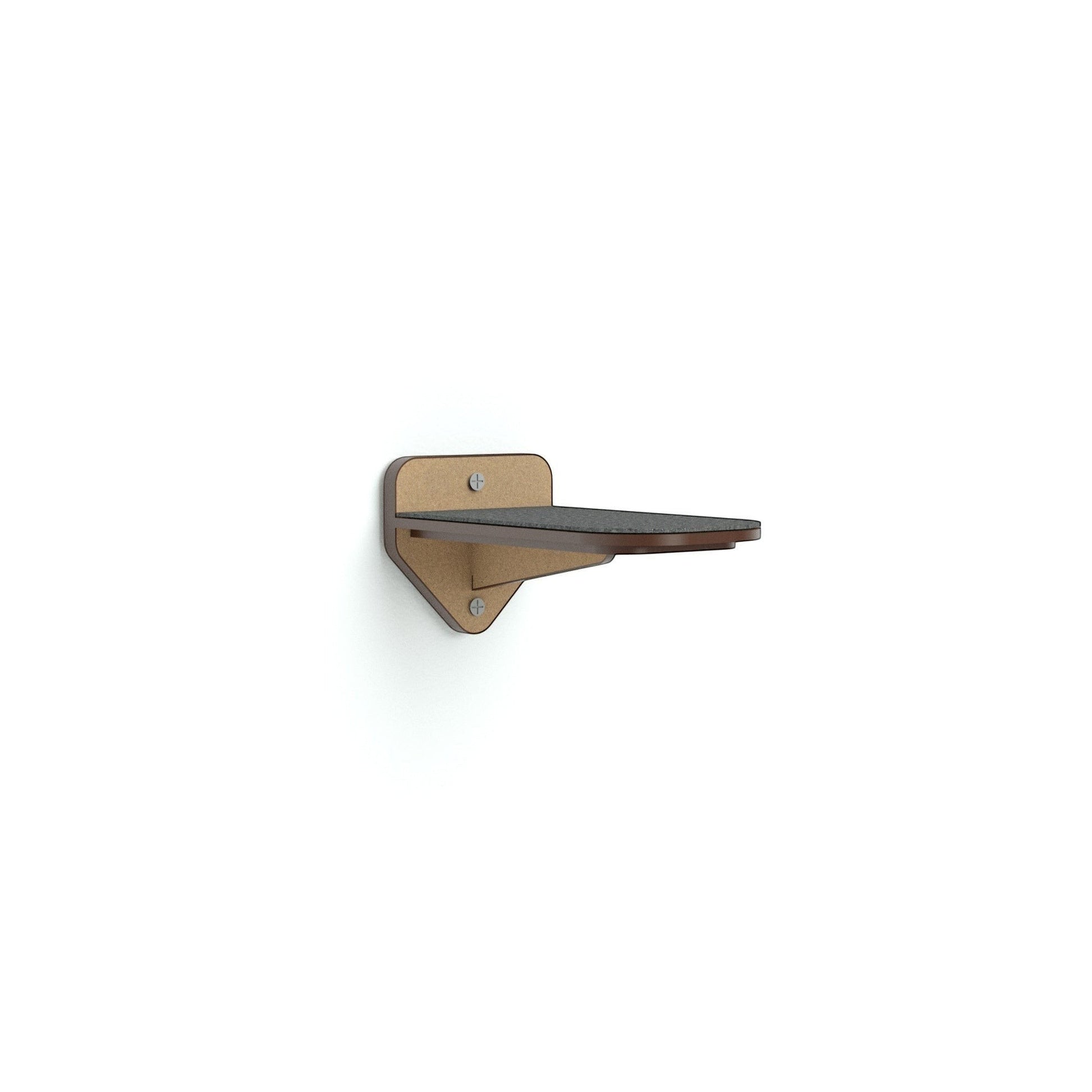 Peldaño pequeño de pared para gatos Gatitud Store, fabricado en madera MDF natural con superficie antideslizante.