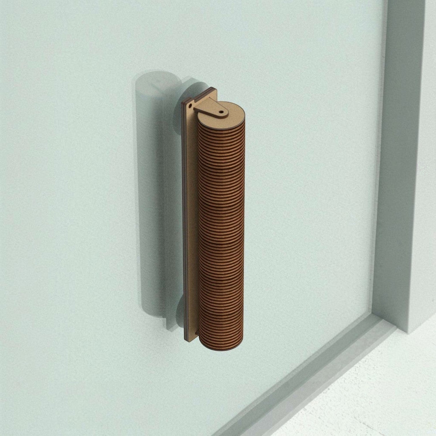 Rascador TORRE Cilíndrico Grande para Gatos — Fijación a Pared o Vidrio — Madera mdf | Gatitud Colombia