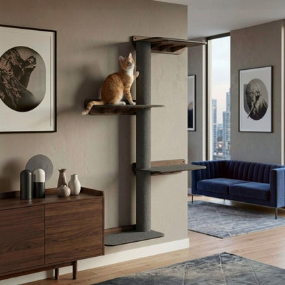 Gimnasio para Gatos de Pared COMBO F — Madera MDF Colombia — Mdf | Gatitud Colombia