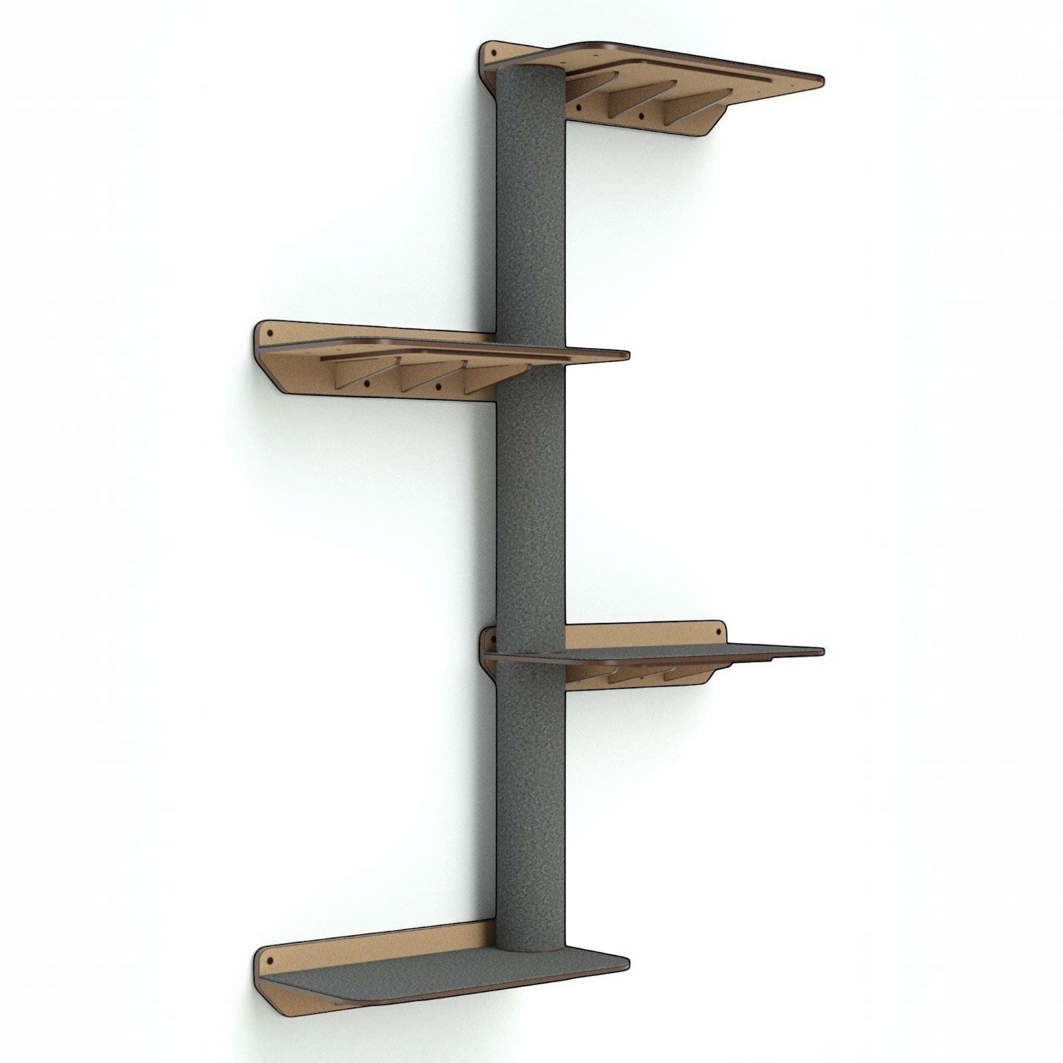 Gimnasio para Gatos de Pared COMBO F — Madera MDF Colombia — Madera mdf | Gatitud Colombia
