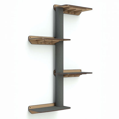 Gimnasio para Gatos de Pared COMBO F — Madera MDF Colombia — Madera mdf | Gatitud Colombia