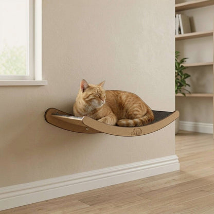 Cama LUNA Mediana para Gatos — Repisa de Pared Madera MDF — Mdf | Gatitud Colombia