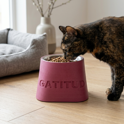 COMEDERO PERSONALIZADO PARA GATOS Y PERROS PEQUEÑOS