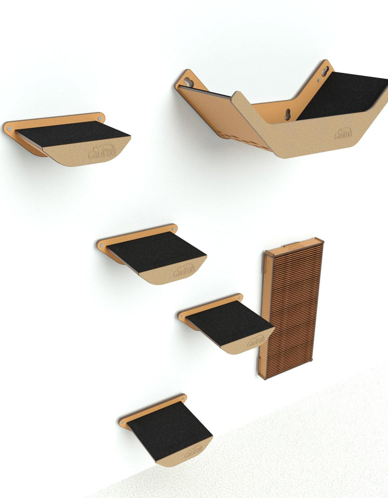 Gimnasio para gatos de pared A - Gatitud Store