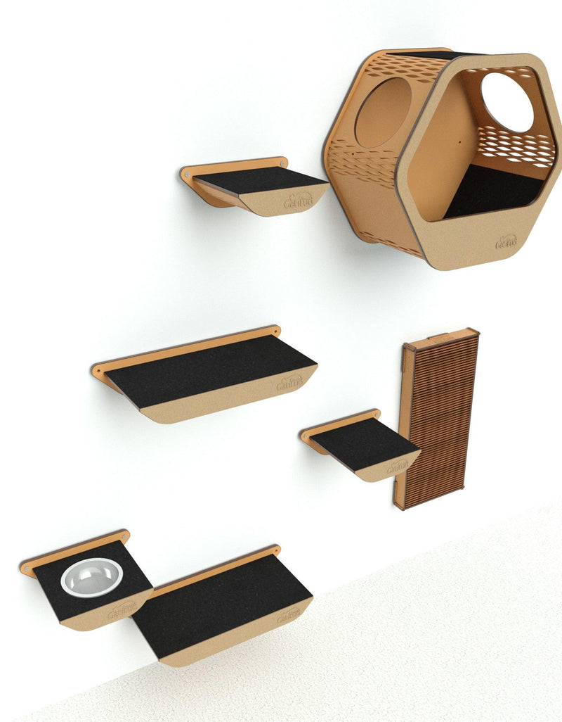 Gimnasio para gatos de pared B - Gatitud Store