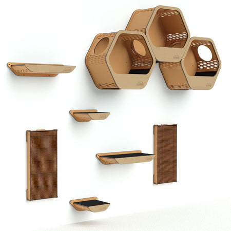 Gimnasio para gatos de pared C - Gatitud Store