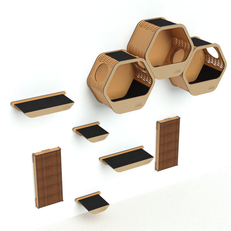 Gimnasio para gatos de pared C - Gatitud Store