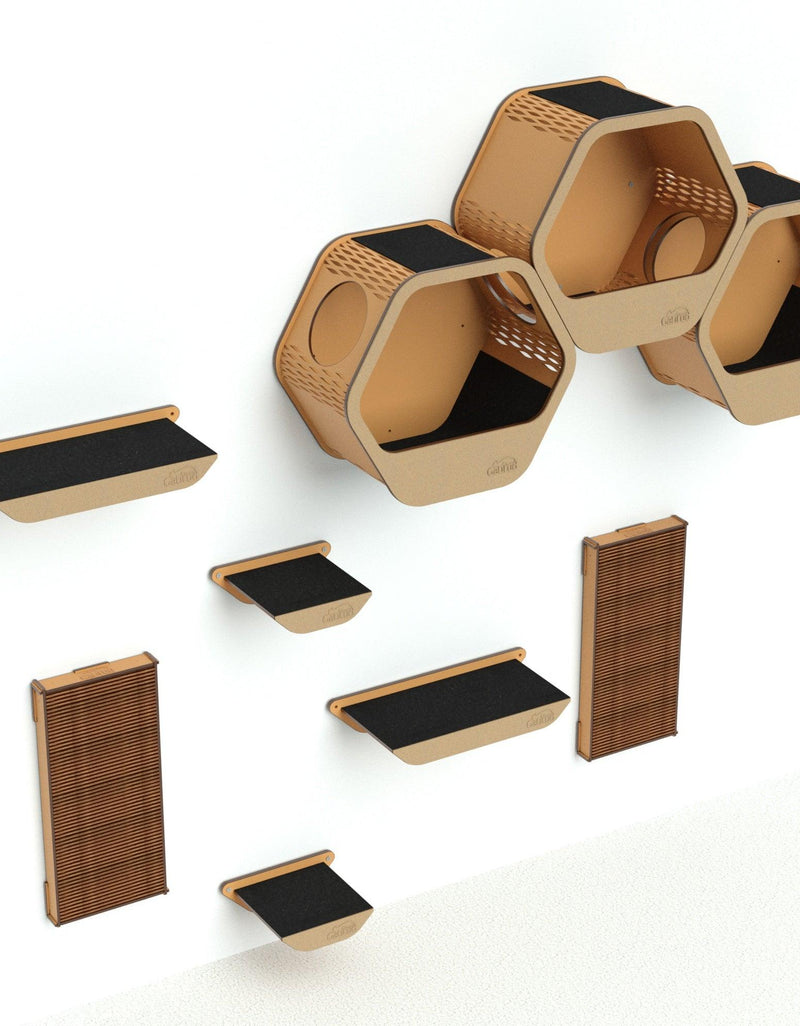 Gimnasio para gatos de pared C - Gatitud Store